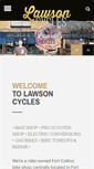 Mobile Screenshot of lawsoncycles.com