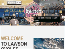 Tablet Screenshot of lawsoncycles.com